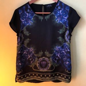 (EUC) Bardot floral print shirt